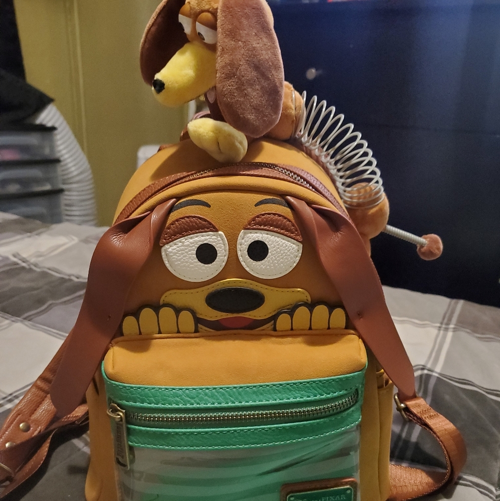 Slinky Loungefly Mini Backpack and Headband (Sold)